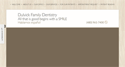 Desktop Screenshot of dulvickdentistry.com